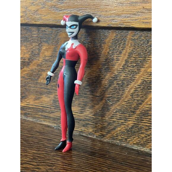 NWOT Red & Black Harley Quinn Action Figure Doll DC Super Hero Stocking Stuffers - Picture 4 of 8
